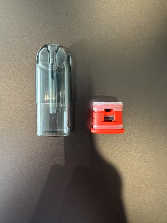 【紅色底座】五代上下分離空彈，適用於五、六代設備 容量3ML-台灣現貨秒發