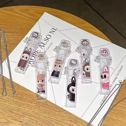 【Labubu拉布布保護套】一代主機保護套  超可愛透明保護殼-VAKA糖果雲煙館