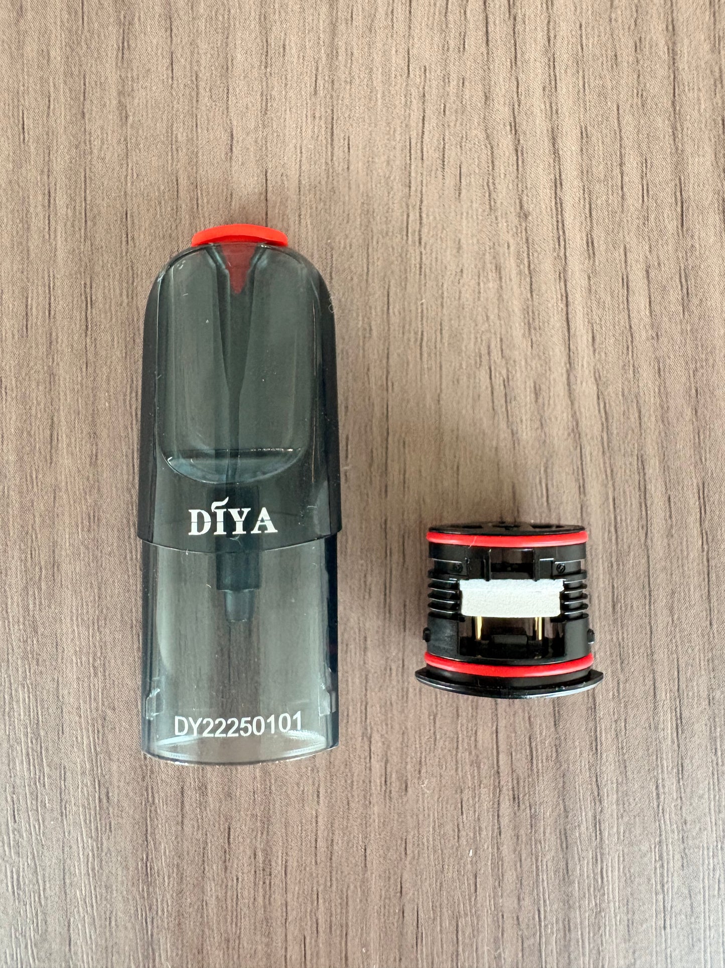 【 DIYA叮啞私模空彈】茶色半透明空殼/一代上下分類式煙彈殼 100入組 適配一代主機/台灣現貨秒發