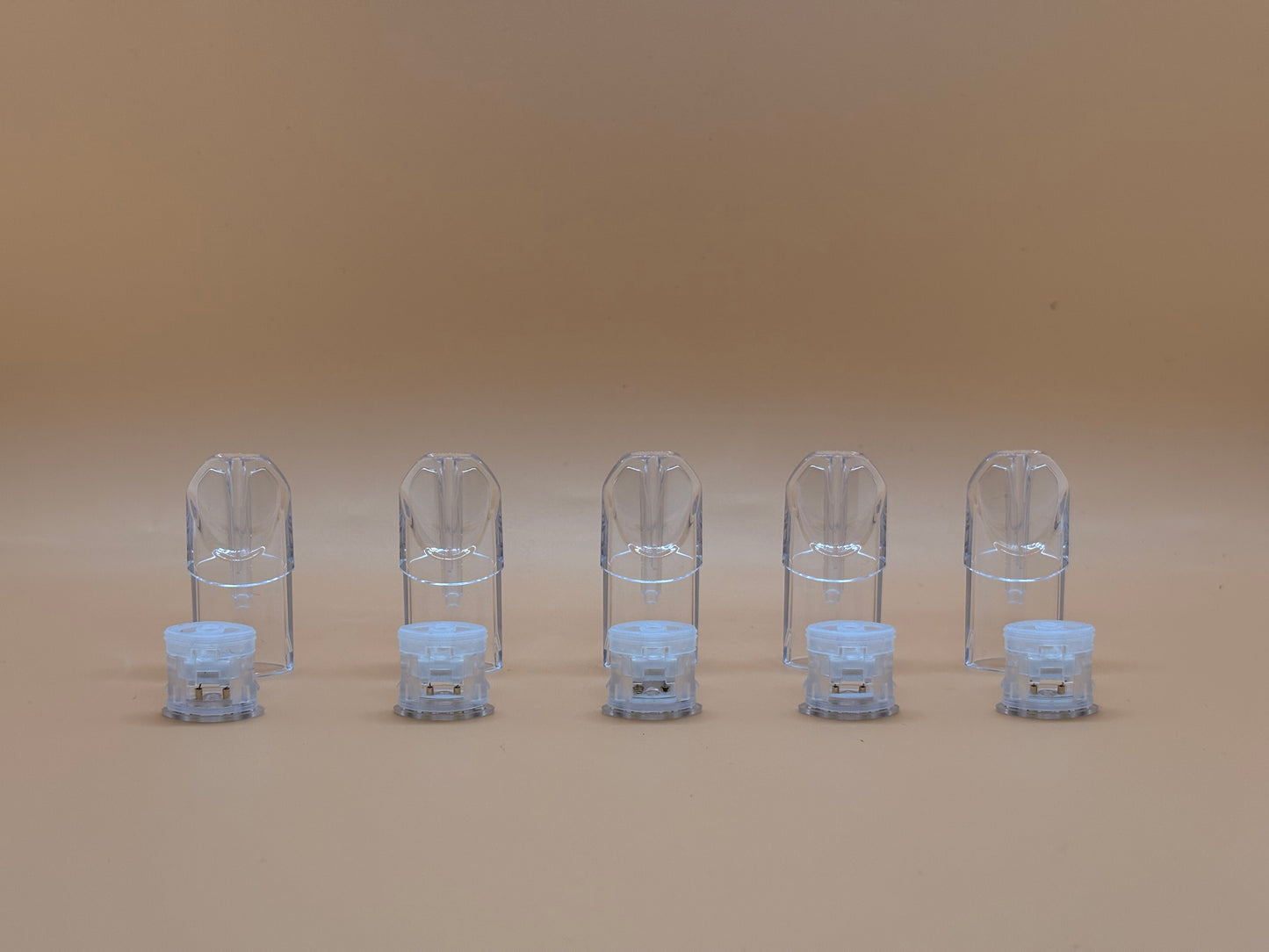 【SP2空彈1.6ML發光版】透明發光款空殼｜白色底部灌油 不漏油，不吃油｜通用一代煙桿-25/50/100顆-台灣現貨秒發