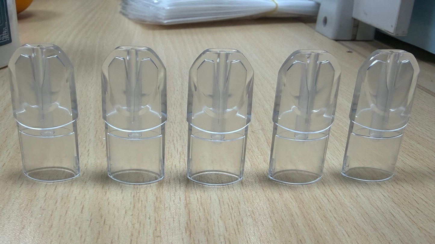 【1.3ML迷你款空煙彈】一代底部註油魔術空殼 白底陶瓷芯，極致防漏！發光款/不發光款-台灣現貨秒發