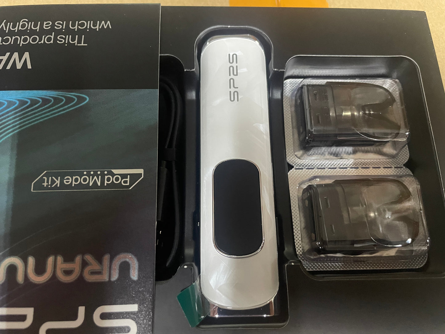 SP2S天王星注油主機套裝（附贈2顆空倉）-具有LCD彩色顯示屏-天王星小煙機-高功率電子主機+多當調節-VAKA糖果雲煙館