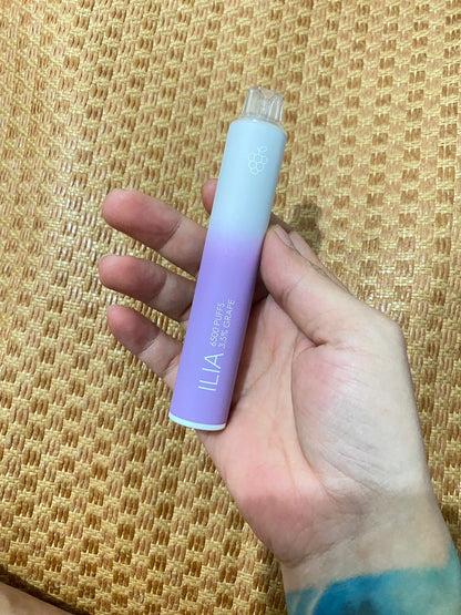 【哩啞四代拋棄式】ILIA BAR4拋棄式-6500口PUFFS拋棄式  一次性電子煙 可充電-VAKA糖果雲煙館