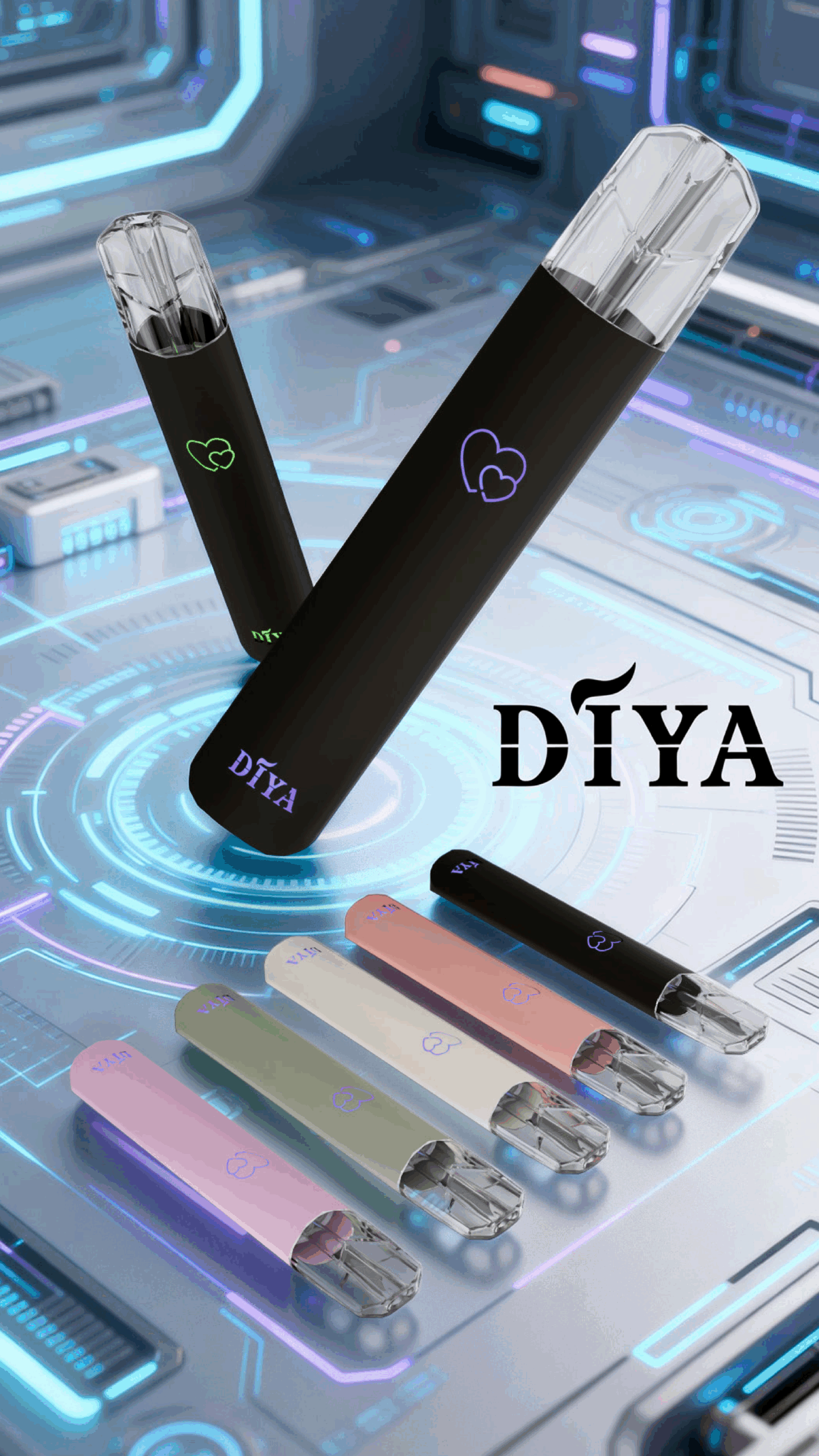 【DIYA叮啞新款主機】8W穩定輸出・450mAh 輕巧續航・一代煙彈適用-VAKA糖果雲煙館