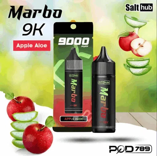 【Marbo Bar 9000拋棄式】新品一次性9000口Puffs電子煙 超高口數拋棄式電子煙｜Mesh霧化×可調氣流-VAKA糖果雲煙館