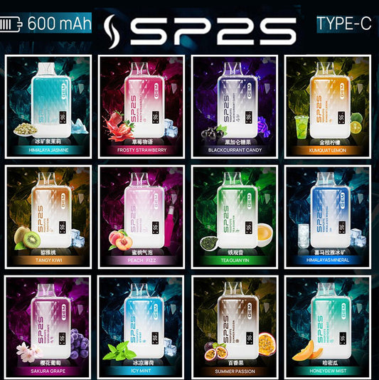 【SP2S 思博瑞抛棄式】-大容量拋棄式- SP2S 9000 puffs 拋棄式-VAKA糖果雲煙館